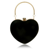 Women Heart Tote Bag Cosmetic Bag Evening Bag