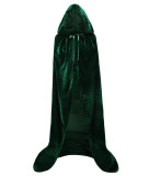 halloween velvet cape hooded wizard cape witch trench coat