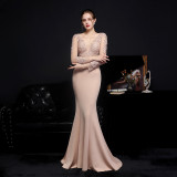 Plus Size Beauty Costume Formal Party Mermaid Evening Dress