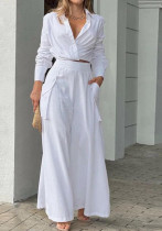 Fall Winter Women's Solid Chic Career Loose Pocket Fashion Casual Suit Fall Winter Women's Solid Chic Career Loose Pocket Fashion Casual Suit