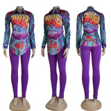 Women'S Fall Chic Slim Casual Shirt Trousers Two Piece Set