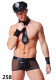 Sexy Erotic Men'S Leather Police Cosplay Costume