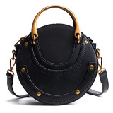 Women Round Bag Shoulder Messenger Bag