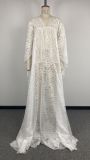 Spring Summer Pregnant Women Fluffy Swing Lace Dress