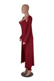 Fall Women'S Fashion Straps Jumpsuit + Casual Fall Loose Long Sleeves Cardigan