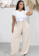 Nightclub style sexy pure cotton Lace-Up sling Jumpsuit