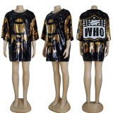 Women Fall Fashion Sequin Dresses
