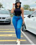 Women Slim Stretch Denim Pants