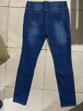 Women Ripped Denim Pants