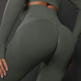 Spring Summer seamless peach hip training yoga pants women's sports running buttocks body fitness pants