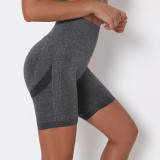 High Waist Butt Lift Sports Shorts Tight Fitting Gym Pants Quick Dry Training Running Yoga Pants