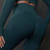 Spring Summer seamless peach hip training yoga pants women's sports running buttocks body fitness pants
