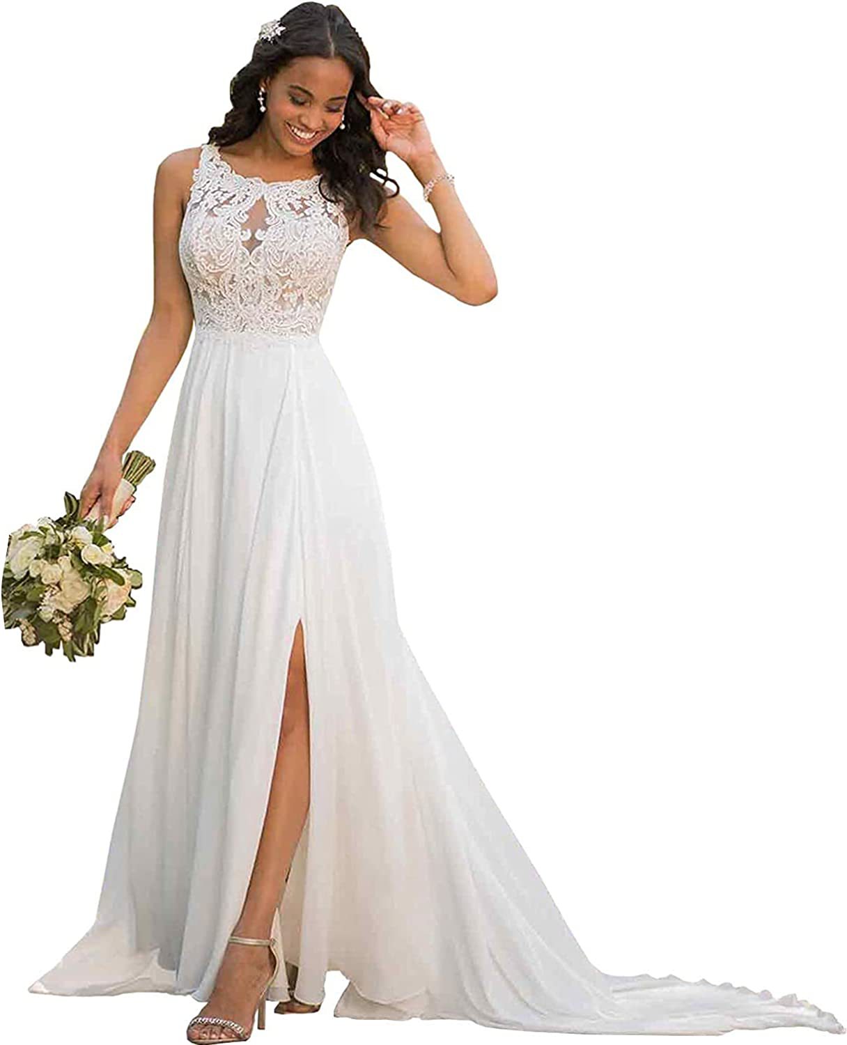 Women See-Through Sexy Split Evening Dress(Processing time need 3-6 days)