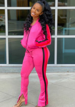 Casual Women's Fall/Winter Loose Print Sports Two-Piece Set Casual Women's Fall/Winter Loose Print Sports Two-Piece Set