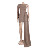Sexy Slim Fit Solid Dress