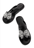 womenbow colored diamonds Slippers