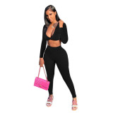 Women Casual Yoga Exercise Two Piece