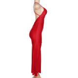 Women Sexy Sling Backless Bodycon Dress
