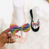 womenbow colored diamonds Slippers