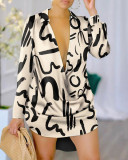 Women Sexy Printed Long Sleeve Shirt