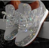 Women Sports Casual Sequin Platform Shoe