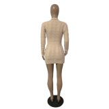Women Sexy Sweater Bodycon Dress