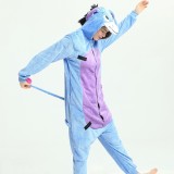 Exclusive flannel parent-child cartoon animal one-piece pajamas