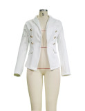 Women'S Solid Color Fashion Casual Blazer Jacket