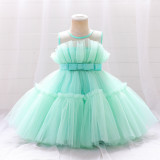 Girls Dress Tutu Dress Mesh Birthday Princess Dress Children'S Dress