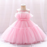 Girls Dress Tutu Dress Mesh Birthday Princess Dress Children'S Dress