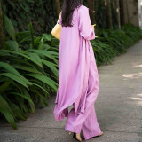Fall Winter Women'S Chic Trousers Shirt Strap Tank Straight Pants Three-Piece Set