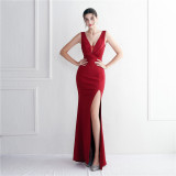Long Sequins Plus Size Costume Formal Party Evening Dress