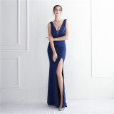 Long Sequins Plus Size Costume Formal Party Evening Dress