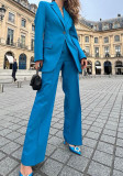 Women Long Sleeve Blazer And Pants Two Piece