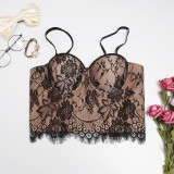Spring lace suspenders adjustable vest