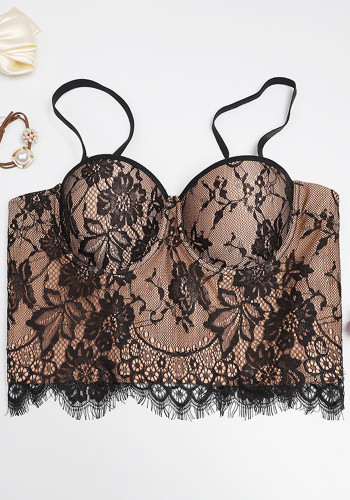 Spring lace suspenders adjustable vest