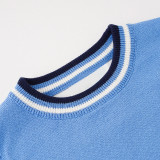 Autumn boys sleeveless sweater vest fashion children cartoon knitting vest Outdoor Wear baby vest