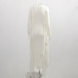 Fall Chic Trend Party Bat Version Cozy Women Long Dress