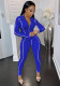 Women Long Sleeve Zip Jumpsuit