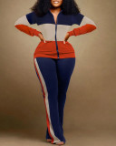 Women Printed Long Sleeve Top and Pant Two Piece