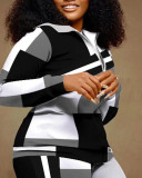 Women Printed Long Sleeve Top and Pant Two Piece