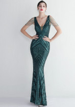 Beaded Beaded Evening Long Formal Party Slim Fit Evening Dress Beaded Beaded Evening Long Formal Party Slim Fit Evening Dress