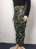 Casua Multi-Color Print Plus Size Pants