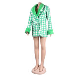 Sexy Women's Plush Print Jacket