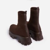 Women Casual Fall/Winter Stretch Socks Short Boots