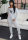 Women'S Print Off Shoulder Long Sleeve Sexy Sport Jumpsuit