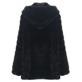 Fur Autumn Winter Faux Fur Long Hooded Fur Coat Women'S Coats