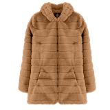 Fur Autumn Winter Faux Fur Long Hooded Fur Coat Women'S Coats