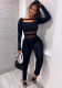 Women Sexy Mesh Patchwork Solid Color Jumpsuit