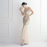 Plus Size Women Sequin Formal Party Evening Dress